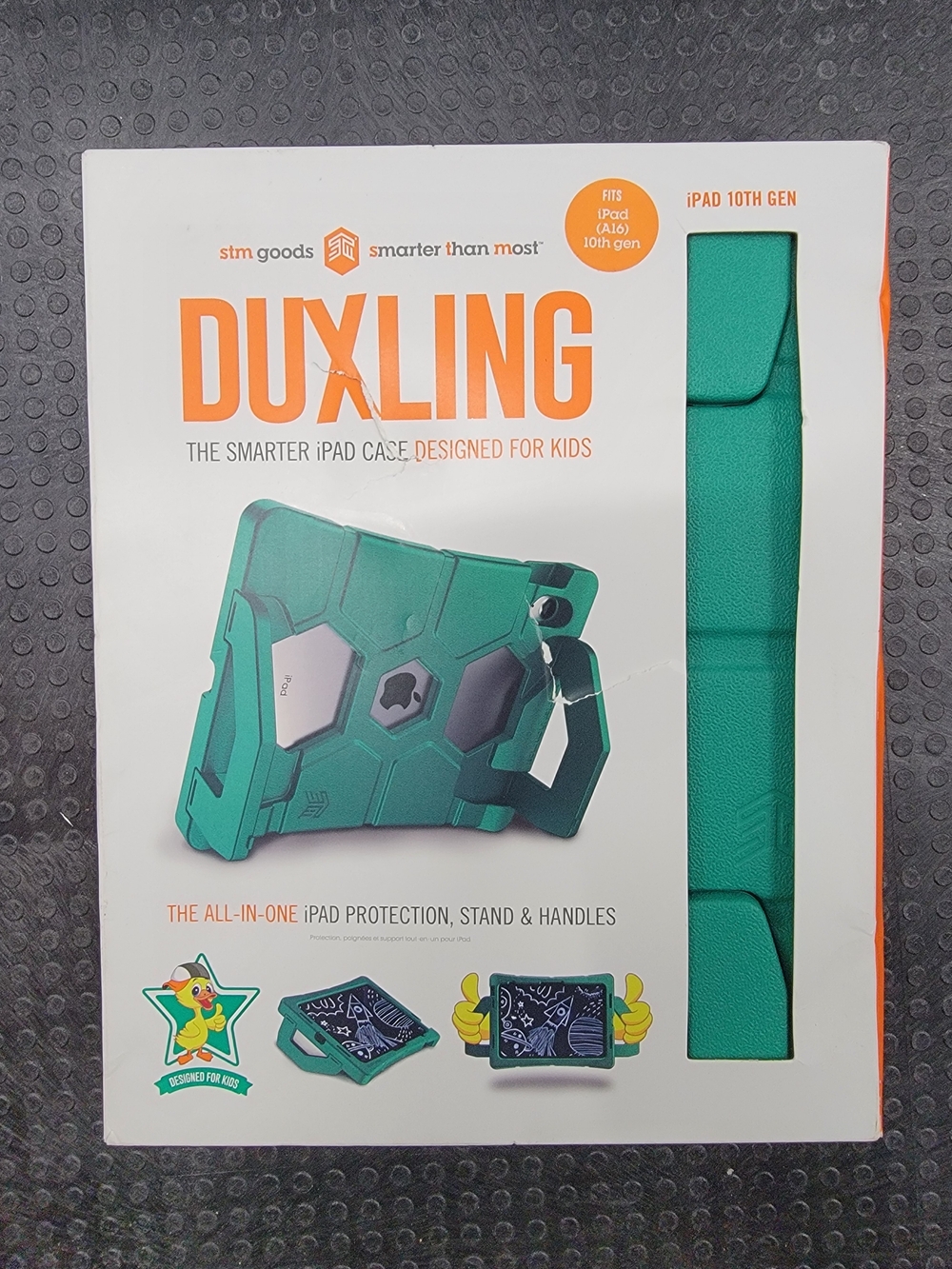 Duxling iPad 10th Gen Kids Case - Teal